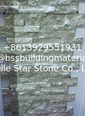 Wooden White Marble Stacked Stone,China Serpeggiante Marble Stone Panels,Chenille White Marble Culture Stone,Ledgestone