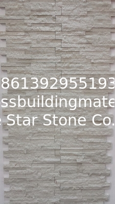 Wooden White Marble Stacked Stone,China Serpeggiante Marble Stone Panels,Chenille White Marble Culture Stone,Ledgestone