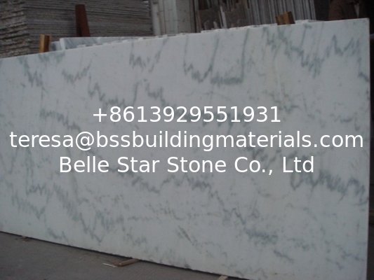 Guangxi White Marble Slabs,Chinese Carrara Marble, White Marble Slabs, Polished White Marble Slabs,China White Marble