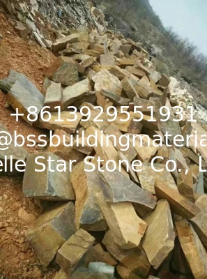 Multicolor Slate Retaining Wall Stone,Rusty Slate Garden Stone,Random Rustic Slate Stone,Landscaping Stone