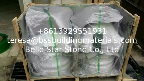 Marble Column Top and Base, Guangxi White Marble Roman Column Cap Ionic Column Plinth