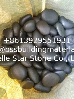 Polished Black Pebble Stones,Black Cobble Stones,Black River Stones,Cobble River Pebbles,Landscaping Pebbles