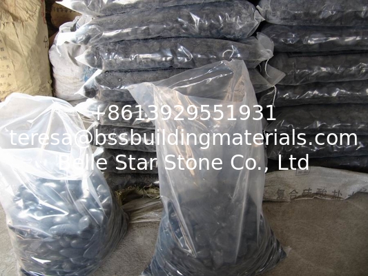 Water Washed Black Pebble Stones,Black Cobble Stones,Black River Stones,Cobble River Pebbles,Landscaping Pebbles