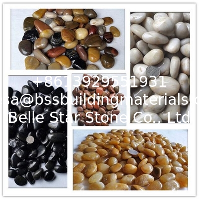 Polished Pebble Stones,Yellow Cobble Stones,Yellow River Stones,Cobble River Pebbles,Landscaping Pebbles