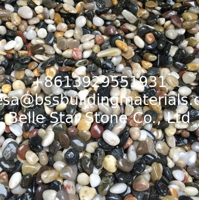 Polished Pebble Stones,Colorful Cobble Stones,Multicolor River Stones,Cobble River Pebbles,Landscaping Pebbles