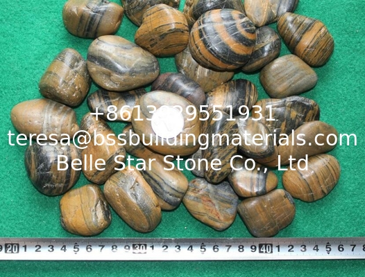 Polished Pebble Stones with Grain, Cobble Stones, River Stones,Cobble River Pebbles,Landscaping Pebbles