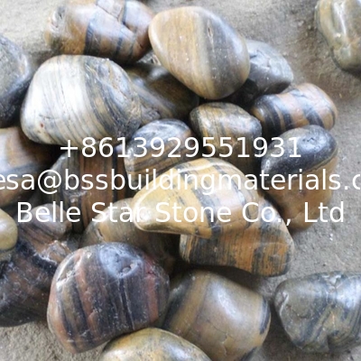 Polished Pebble Stones with Grain, Cobble Stones, River Stones,Cobble River Pebbles,Landscaping Pebbles