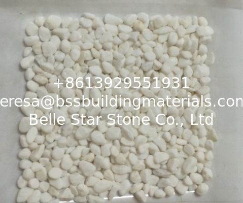 White Gravel,White Crushed Stone,Broken Stones,White Machine-Made Pebbles,Landscaping Gravels