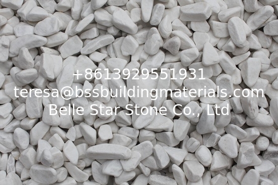 White Gravel,White Crushed Stone,Broken Stones,White Machine-Made Pebbles,Landscaping Gravels