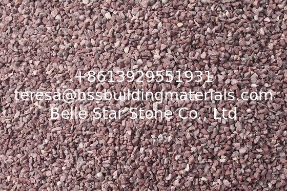Red Gravel,Red Crushed Stone,Broken Stones,Red Machine-Made Pebbles,Landscaping Gravels