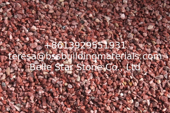 Red Gravel,Red Crushed Stone,Broken Stones,Red Machine-Made Pebbles,Landscaping Gravels