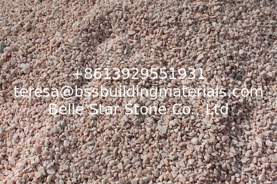 Pink Gravel,Yellow Crushed Stone,Broken Stones,Pink Machine-Made Pebbles,Landscaping Gravels