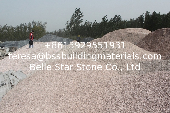 Pink Gravel,Yellow Crushed Stone,Broken Stones,Pink Machine-Made Pebbles,Landscaping Gravels