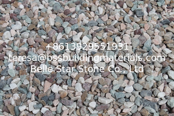 Colorful Gravel,Yellow Crushed Stone,Broken Stones,Multicolor Machine-Made Pebbles,Landscaping Gravels