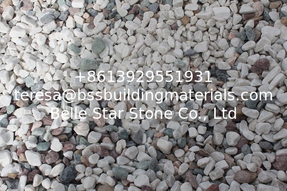 Colorful Gravel,Yellow Crushed Stone,Broken Stones,Multicolor Machine-Made Pebbles,Landscaping Gravels