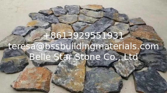 New Oyster Quartzite Random Flagstone,Quartzite Irregular Flagstone,Crazy Stone,Landscaping Random Stone