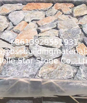 New Oyster Quartzite Random Flagstone,Quartzite Irregular Flagstone,Crazy Stone,Landscaping Random Tumbled Stone