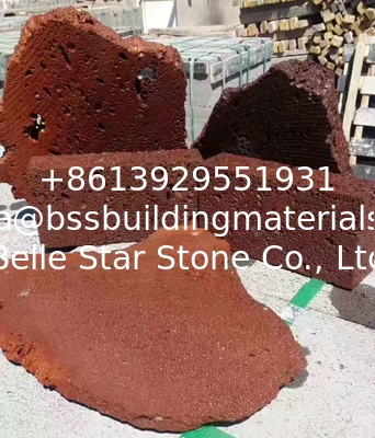Red/Brown Lava Stone Random Flagstones,Lava Irregular Flagstones,Basalt Crazy Stones,Lava Random Stones