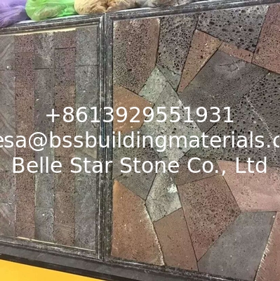 Red/Brown Lava Stone Random Flagstones,Lava Irregular Flagstones,Basalt Crazy Stones,Lava Random Stones