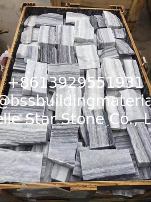 Cloudy Grey Quartzite Random Stone,Silver Grey Quartzite Field Stone Veneer,Quartzite Stack Stone