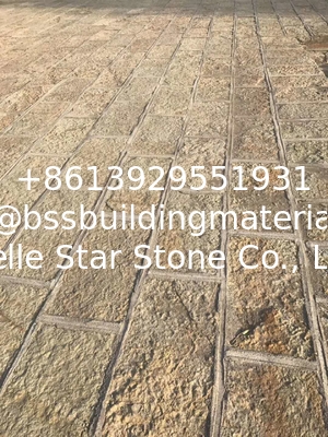 New Yellow Slate Stepping Stones,Yellow Stepping Stairs,Yellow Patio Stones,Slate Pavement,Stone Pavers