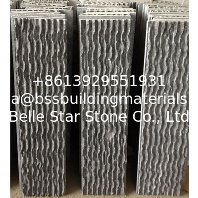 Onyx Waterfall Shape Wall Panel,Black Marble Waterfall Retaining Wall Stone,Outdoor Marble Stone Panel