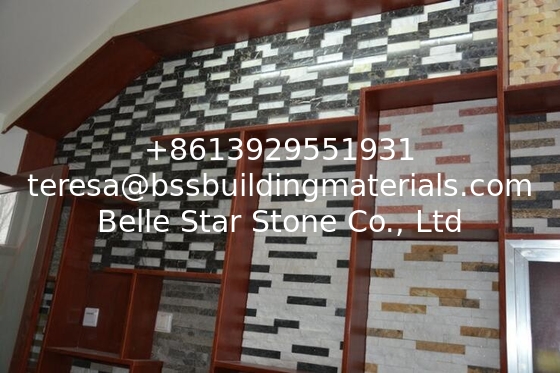 White Black 3D Marble Culture Stone,Marble Stone Cladding,Natural Stone Veneer,Marble Ledgestone