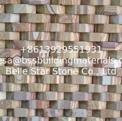 Yellow Wooden Sandstone 3D Culture Stone,Outdoor Stone Cladding,Yellow Culture Stone,Sandstone Ledger Panels