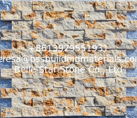 Golden Yellow Marble Mosaic,Natural Marble Wall Mosaic,Marble Stone Mosaic,Yellow Mosaic Wall Tiles