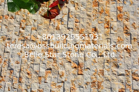 Golden Yellow Marble Mosaic,Natural Marble Wall Mosaic,Marble Stone Mosaic,Yellow Mosaic Wall Tiles