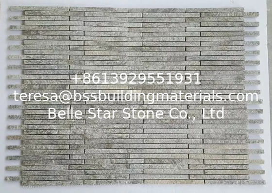 Green Quartzite Mosaic,Natural Stone Mosaic Pattern,Green Quartzite Mosaic Wall Tiles,Interior Stone Mosaic