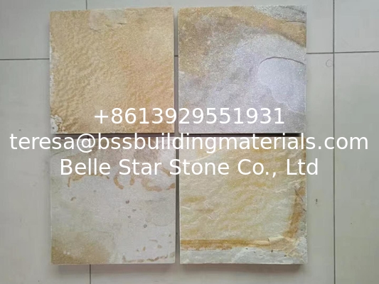 Yellow Gold Quartzite Tiles,Stone Flooring Tiles,Quartzite Wall Tiles,Yellow Stone Floor Tiles