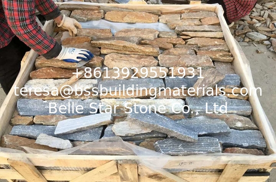 Rustic/Blue Quartzite Field Stone,Quartzite Field Stone Veneer,Natural Loose Ledgestone,Random Stone Cladding