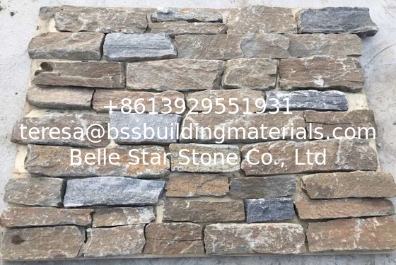 Rustic/Blue Quartzite Field Stone,Quartzite Field Stone Veneer,Natural Loose Ledgestone,Random Stone Cladding