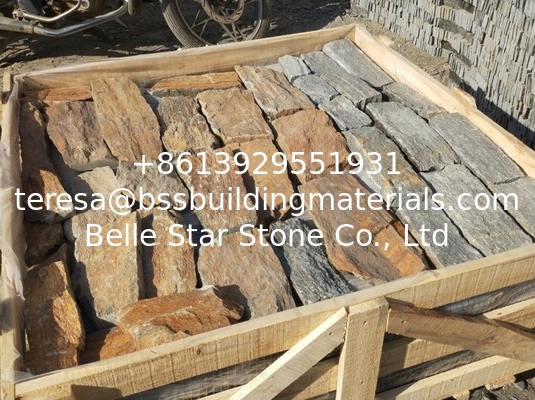 Rustic/Navy Quartzite Field Stone,Quartzite Field Stone Veneer,Natural Loose Ledgestone,Random Stone Cladding