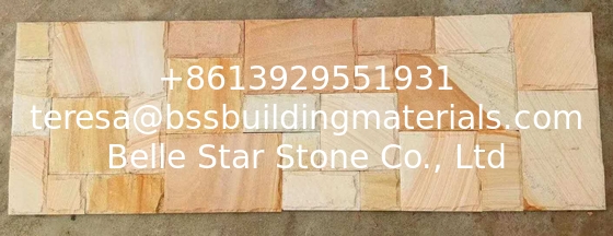Multicolor Sandstone Mushroom Face Wall Cladding,Sandstone Wall Tiles,Sandstone Wall Panels
