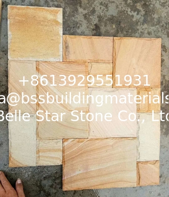Multicolor Sandstone Mushroom Face Wall Cladding,Sandstone Wall Tiles,Sandstone Wall Panels