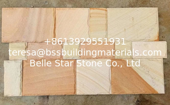 Multicolor Sandstone Mushroom Face Wall Cladding,Sandstone Wall Tiles,Sandstone Wall Panels