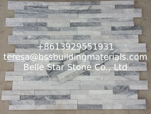 Cloudy Grey Quartzite Z Clad Stone Cladding,Thin Stone Veneer,Culture Stone Wall,Silver Cloud Stacked Stone,Ledgestone