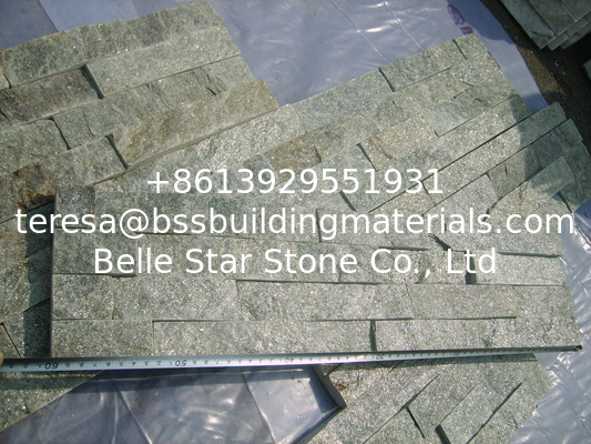 Green Quartzite Zclad Stone Cladding,Quartzite Thin Stone Veneer,Green Culture Stone,Quartzite Stacked Stone