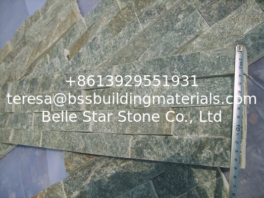 Green Quartzite Zclad Stone Cladding,Quartzite Thin Stone Veneer,Green Culture Stone,Quartzite Stacked Stone