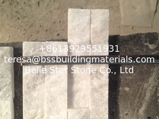 Super White Quartzite Thin Stone Veneer,Snow White Stacked Stone,Quartzite Zclad Stone Panels,Stone Cladding