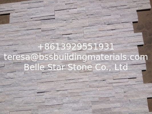 Super White Quartzite Thin Stone Veneer,Snow White Stacked Stone,Quartzite Zclad Stone Panels,Stone Cladding
