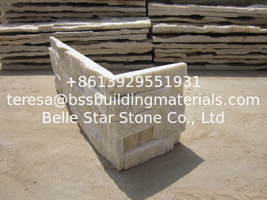 Ivory White Quartzite Stone Panels,Milk White Quartzite Stacked Stone,Off-White Quartzite Culture Stone,Stone Veneer