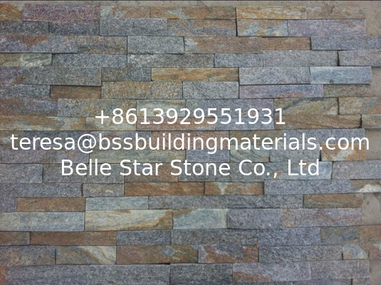 Rustic Quartzite Zclad Stone Panels,Natural Thin Stone Veneer,Quartzite Stacked Stone,Rustic Culture Stone,Ledgestone