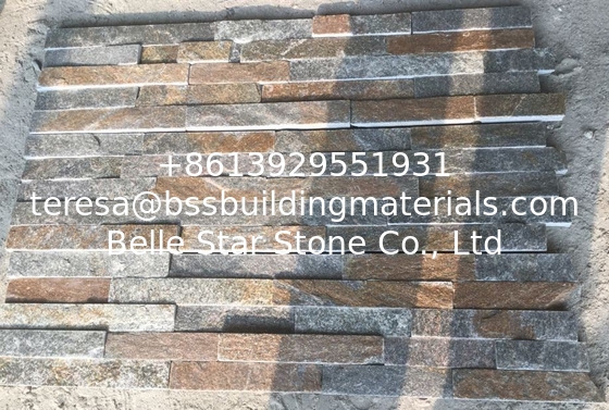 Rustic Quartzite Zclad Stone Panels,Natural Thin Stone Veneer,Quartzite Stacked Stone,Rustic Culture Stone,Ledgestone