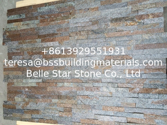Rustic Quartzite Zclad Stone Panels,Natural Thin Stone Veneer,Quartzite Stacked Stone,Rustic Culture Stone,Ledgestone