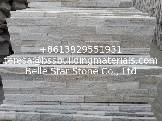 Wood Grain Quartzite Stone Veneer,Quartzite Stacked Stone,Real Stone Cladding,Shinning Culture Stone,Stone Panels