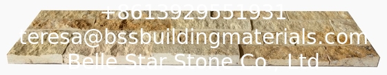 Yellow Travertine Ledgestone,China Travertine Culture Stone,Yellow Limestone Stone Panels,Marble Stacked Stone