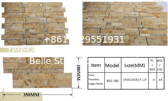 China Travertine Ledger Panels,Yellow Limestone Z Stone Panels,Marble Culture Stone,Real Stone Veneer,Stacked Stone